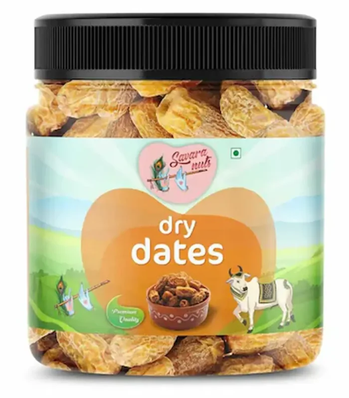Savara Nuts Premium Chuhara | Yellow Sukha Khajoor | Natural, Healthy Dry Dates - 200g Pack