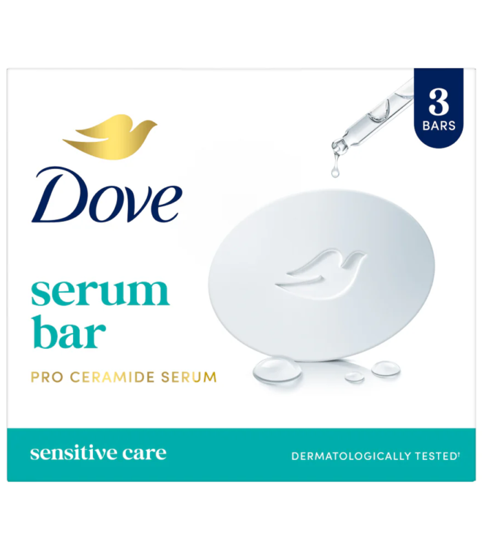 Dove Serum Bar with Pro-Ceramide Serum | 375g (125g x 3)