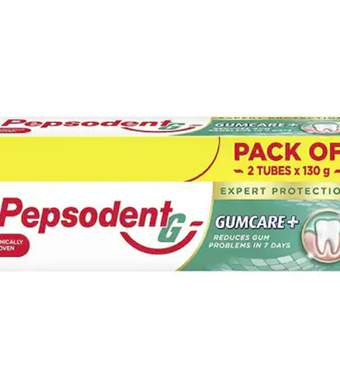 Pepsodent Expert Protection Gumcare+ Toothpaste 130 g (Pack of 2)