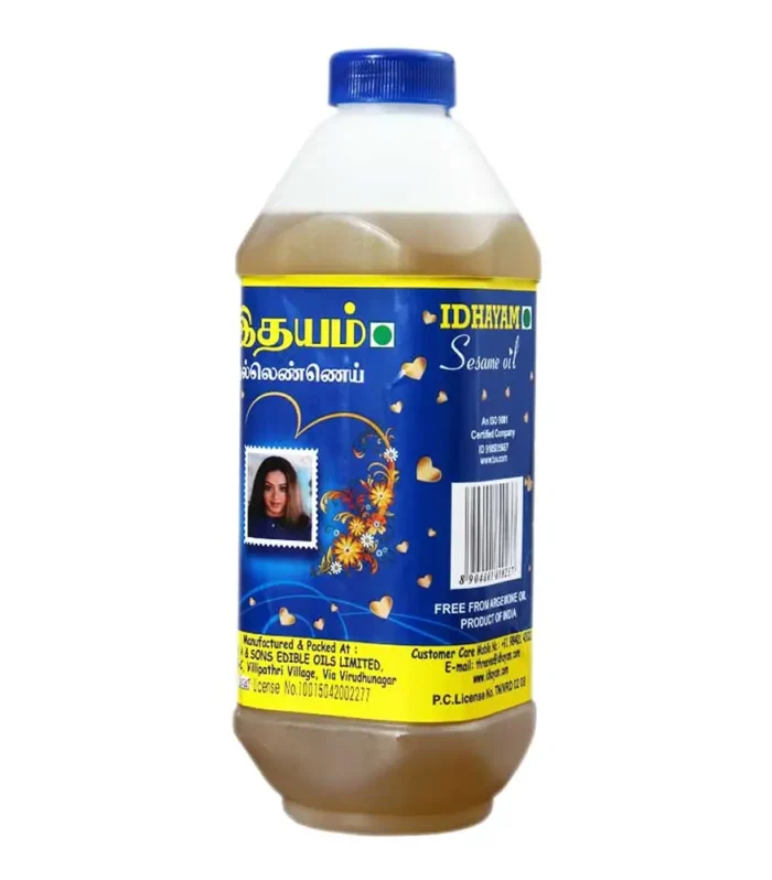 IdhayamSesame Oil – 1 Ltr Bottle