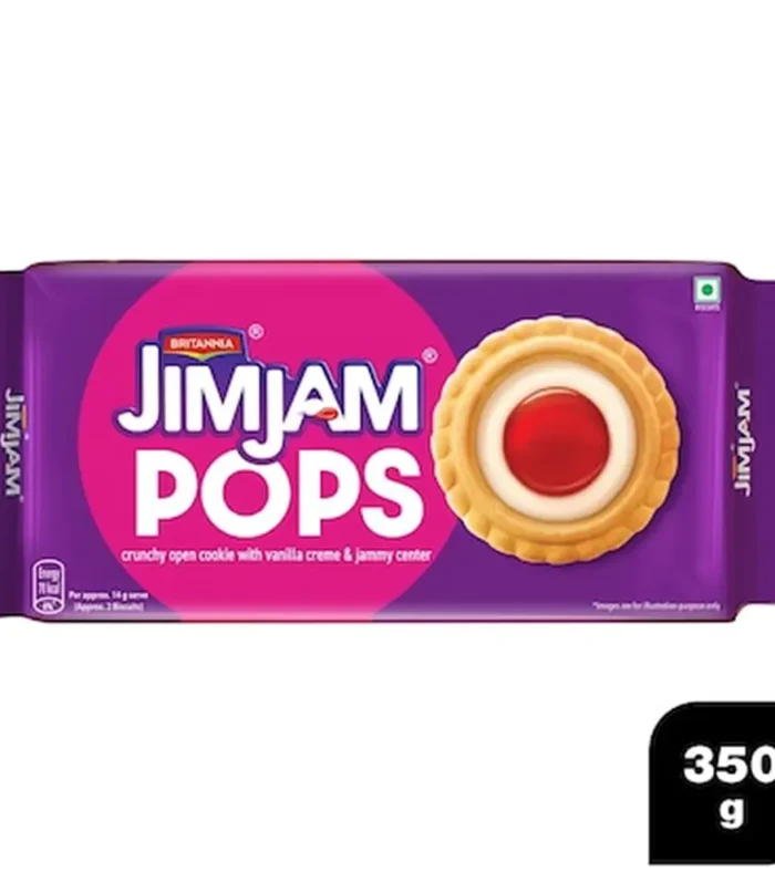 Britannia Jim Jam Pops Biscuit 350 g