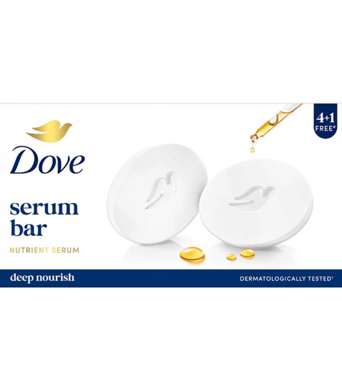 Dove Serum Bar with Nutrient Serum | 625g (125g x 5)