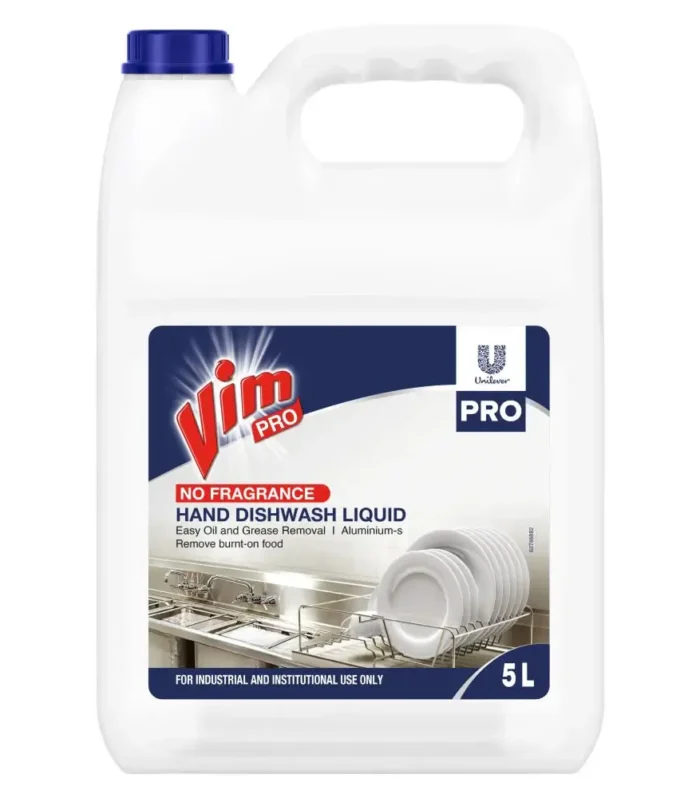 Vim Fragrance Free Hand Dishwash Liquid 5L